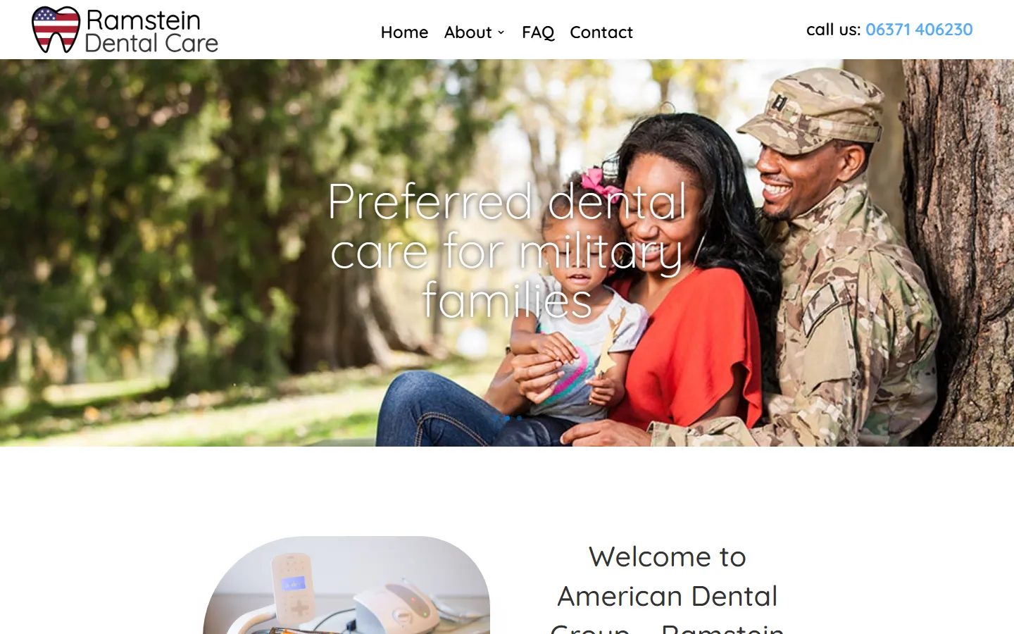 Startseite von Ramstein Dental Care